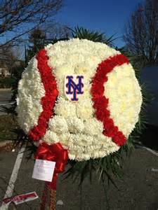 BASEBALL ARRANGEMENT custom funeral arrangement 
