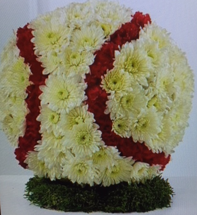 Baseball Arrangement Sympathy