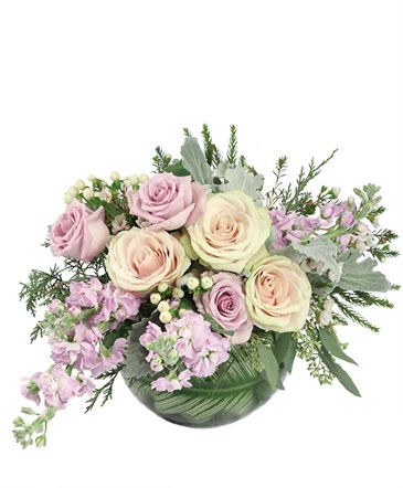 Bashful Bliss Vase Arrangement in Earth, TX | HORSE FEATHERS FLORIST