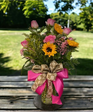 Bashful Blooms Floral Arrangement