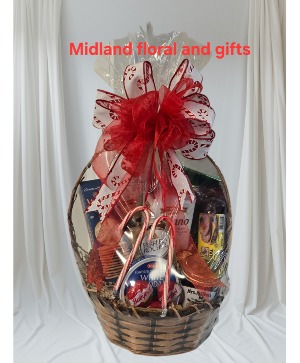 Basket  Christmas basket 