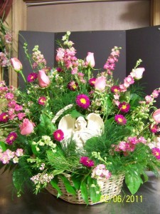 Basket for Love Funeral Basket