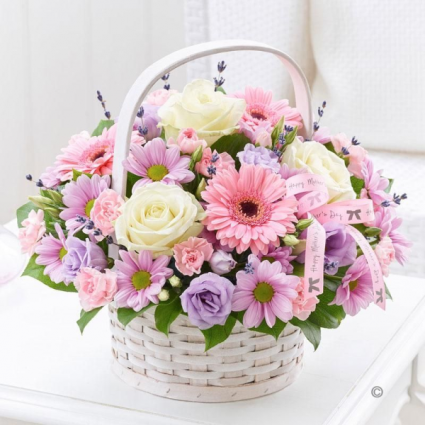 Basket Full of Lavenders 