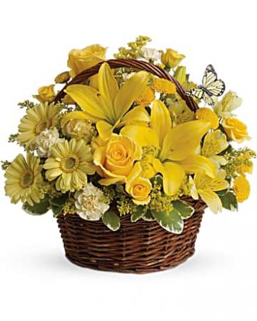 Basket Full Of Wishes Arrangement