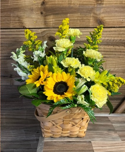 Basket full of yellow Basket