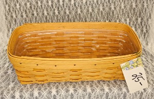 Basket - Longaberger Rectangle Style Basket 