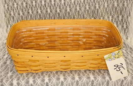 Basket - Longaberger Rectangle Style Basket 