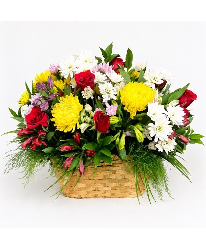 Summer Garden Roses with Mixed Spring Floral