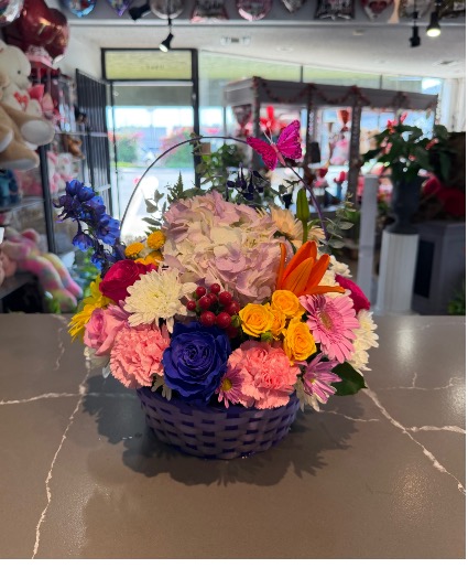 Basket of flowers  