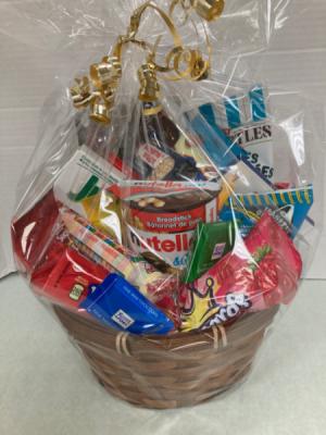Basket of Junk Food snacks