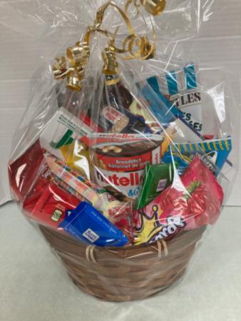 Basket of Junk Food snacks