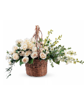 Basket of Light Flower Arrangement