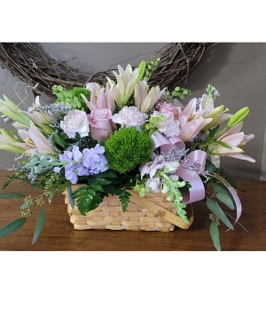 Basket of sympathy  Basket arrangement 