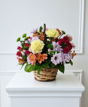 Basket of Wishes Basket Arrangement