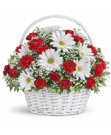 Lots of Love Basket Arrangement in Whiting, NJ | A Whiting Flower Shoppe