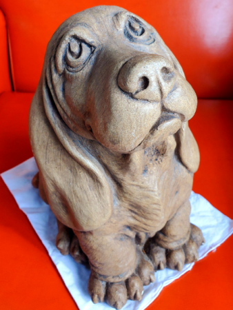 Basset Hound Puppy Eyes Massarelli Fine Stone