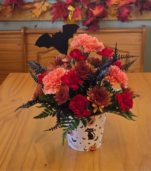 Bat to the Bone Flower Arrangement 