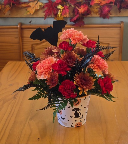 Bat to the Bone Flower Arrangement 