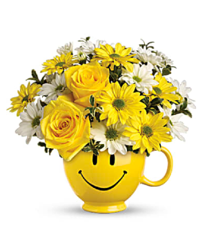 Be Happy Bouquet Flower Arrangement