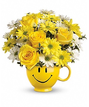 BE HAPPY FLOWER ARRANGEMENT