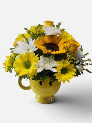 Be Happy Flower Arrangement