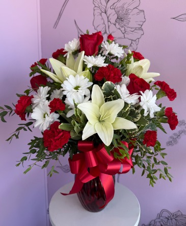 Be My Love Floral Arrangement in Riverside, CA | The Flower Alley