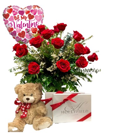 Be My Valentine! Roses, Chocolates, Plush, Mylar in Southern Pines, NC | Hollyfield Design Inc.