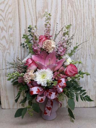 Be My Valentine  Vase