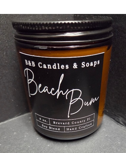 Beach Bum Jar Candle  Candle Jar