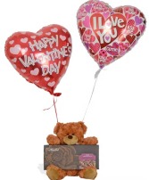BEAR, BALLOONS, AND CHOCOLATE 
