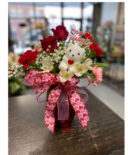 Bear Hugs Vase