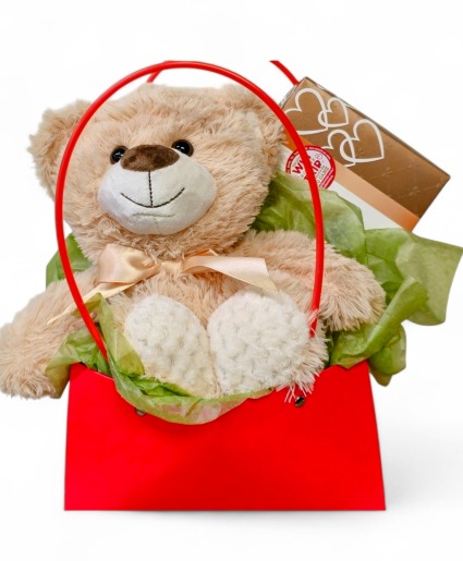 Bear in a purse 