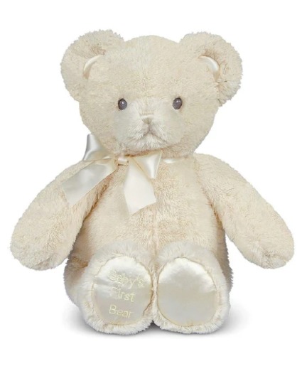 Baby's First Bear Cream Plush Bear