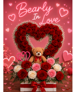 Bearly In Love Call Us for Faster Service & Daily Specials: (915) 303-8500 Text Us to Order Anytime: (915) 505-3708 Your trusted source for Flowers & Delivery in El Paso TX