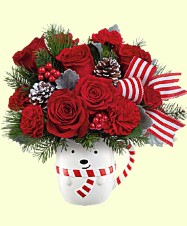 Beary Wish Bouquet vase arrangement in Kanata, ON | Ginestra Flower Shop