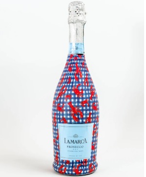 Beau Bottles Plaid Seafood Bottle Wrap 