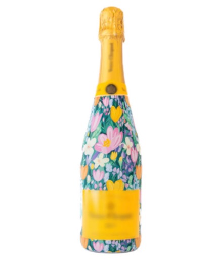 Beau Bottles Spring Flowers Bottle Wrap 