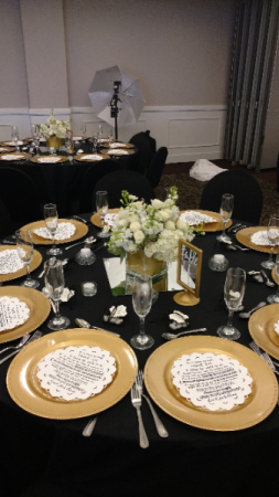 Beautiful wedding  arrangement  