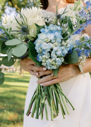 Beautiful blues Bridal bouquet