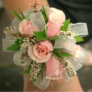Beautiful Blush Wrist Corsage 