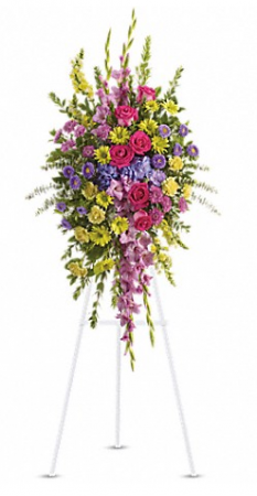 Beautiful & Bright Sympathy Spray