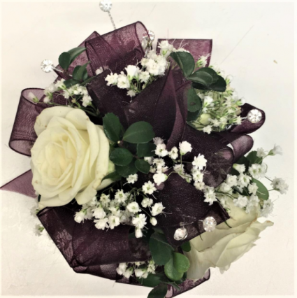 Beautiful Burgundy Corsage
