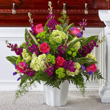 BEAUTIFUL HORIZONS FLOOR BASKET 