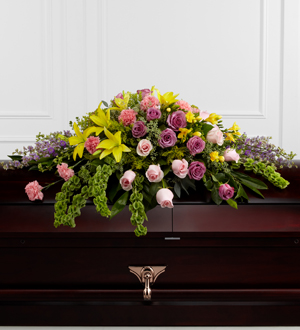 Beautiful Illumination Casket Spray