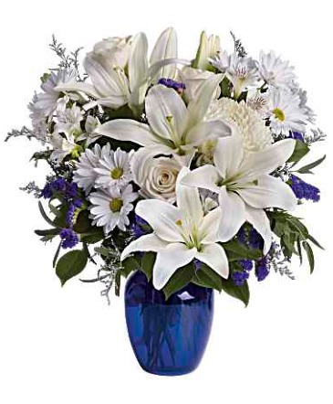 Beautiful in Blue  in Winnipeg, MB | MYRA ROSE FLORIST