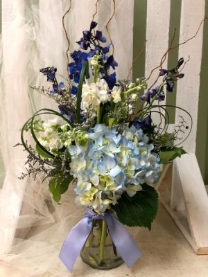 BEAUTIFUL IN BLUE  ARRANGEMENT 
