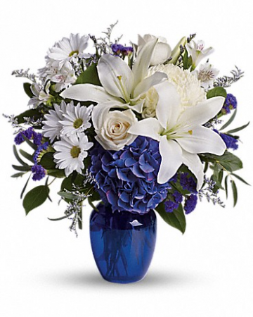 Beautiful in Blue T209-3 16.5"(w) x 18"(h) 