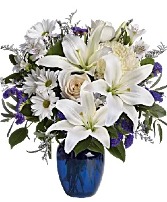 Beautiful in Blue vase