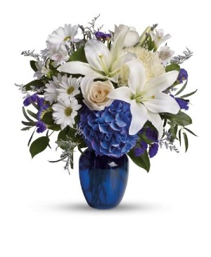 Beautiful In Blue  Vase 