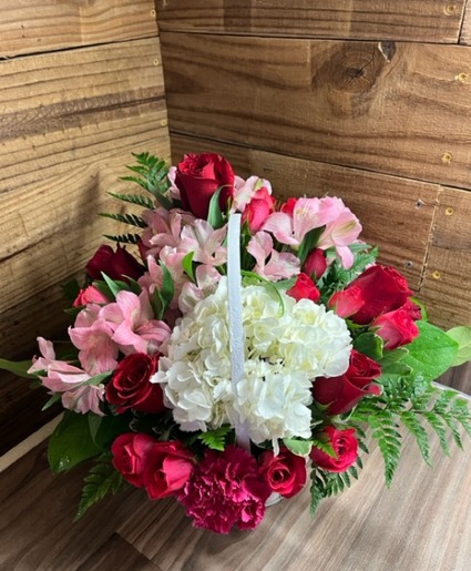Beautiful in Red Basket